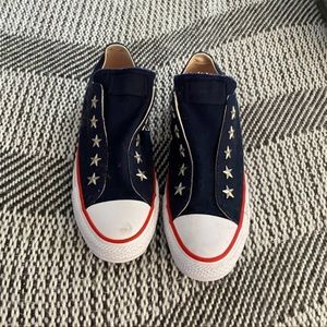 Slip on a converse
